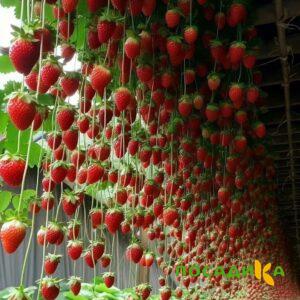 Клубника ампельная Анастасия купить по цене от 370р. в интернет-магазине «Посадика» с доставкой почтой в в Волжске и по всей России – [изображение №1].
